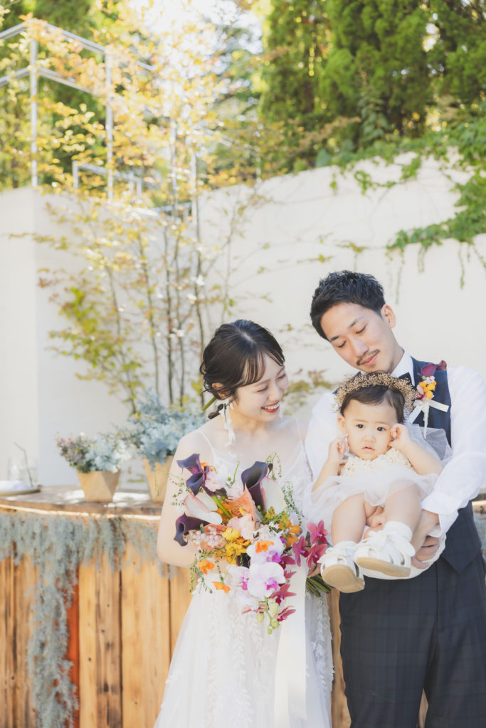 【Family Wedding】感謝を込めて家族3人で誓う結婚式